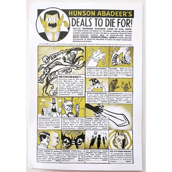 2014 Adventure Time Poster Hunson Abadeer's Deals To Die For 16 x 11" DWJJ8 - Picture 2 of 2